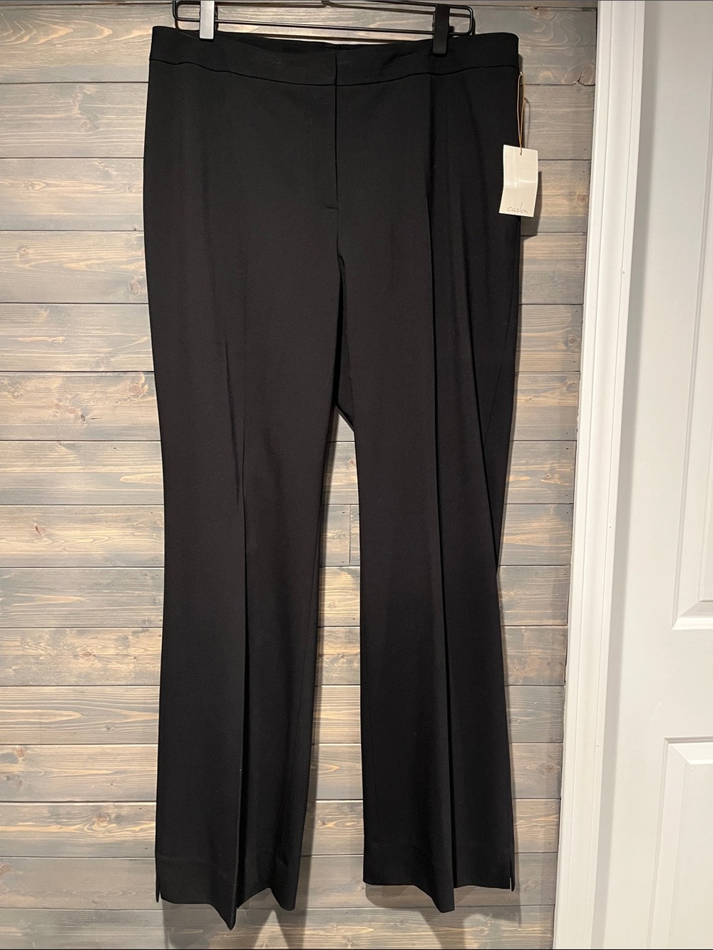 NWT Caslon Black Boot-Cut Dress Pants